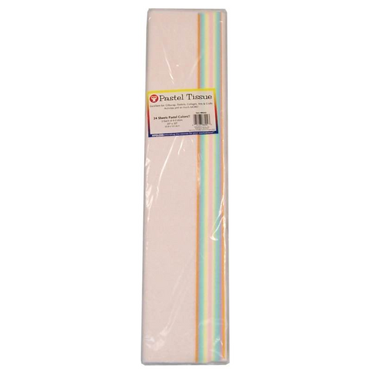 Tissue Paper Pastel Colors Assorted