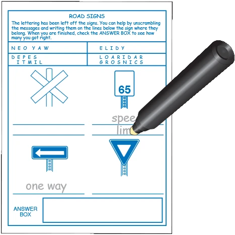 Travel Activity Invisible Ink Book