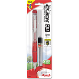 Twist Erase Click Clear Automatic Pencil with 2 Eraser Refills and Lead, 0.5 mm