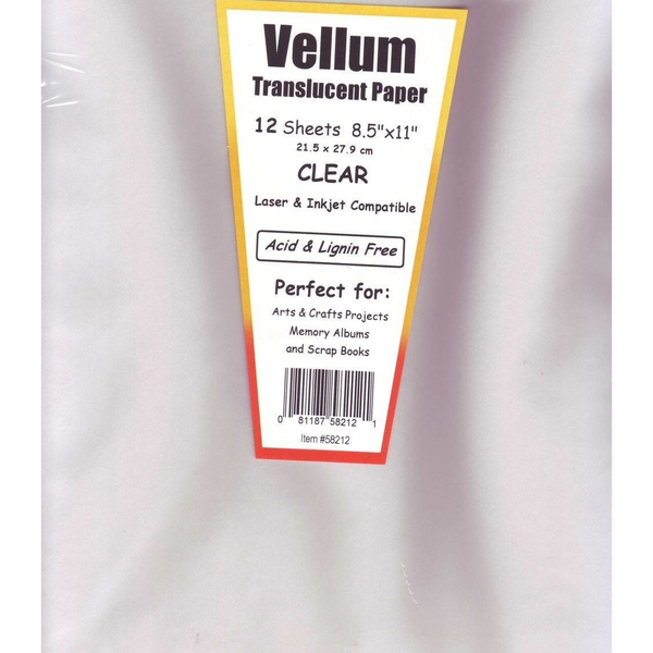 Vellum Translucent Paper – Craft N Color