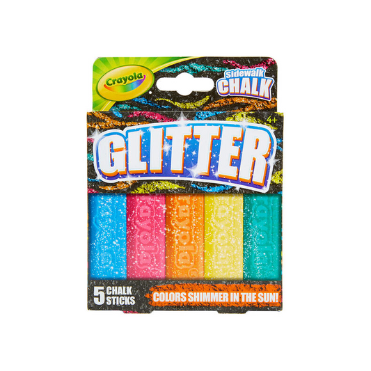 Washable Glitter Sidewalk Chalk