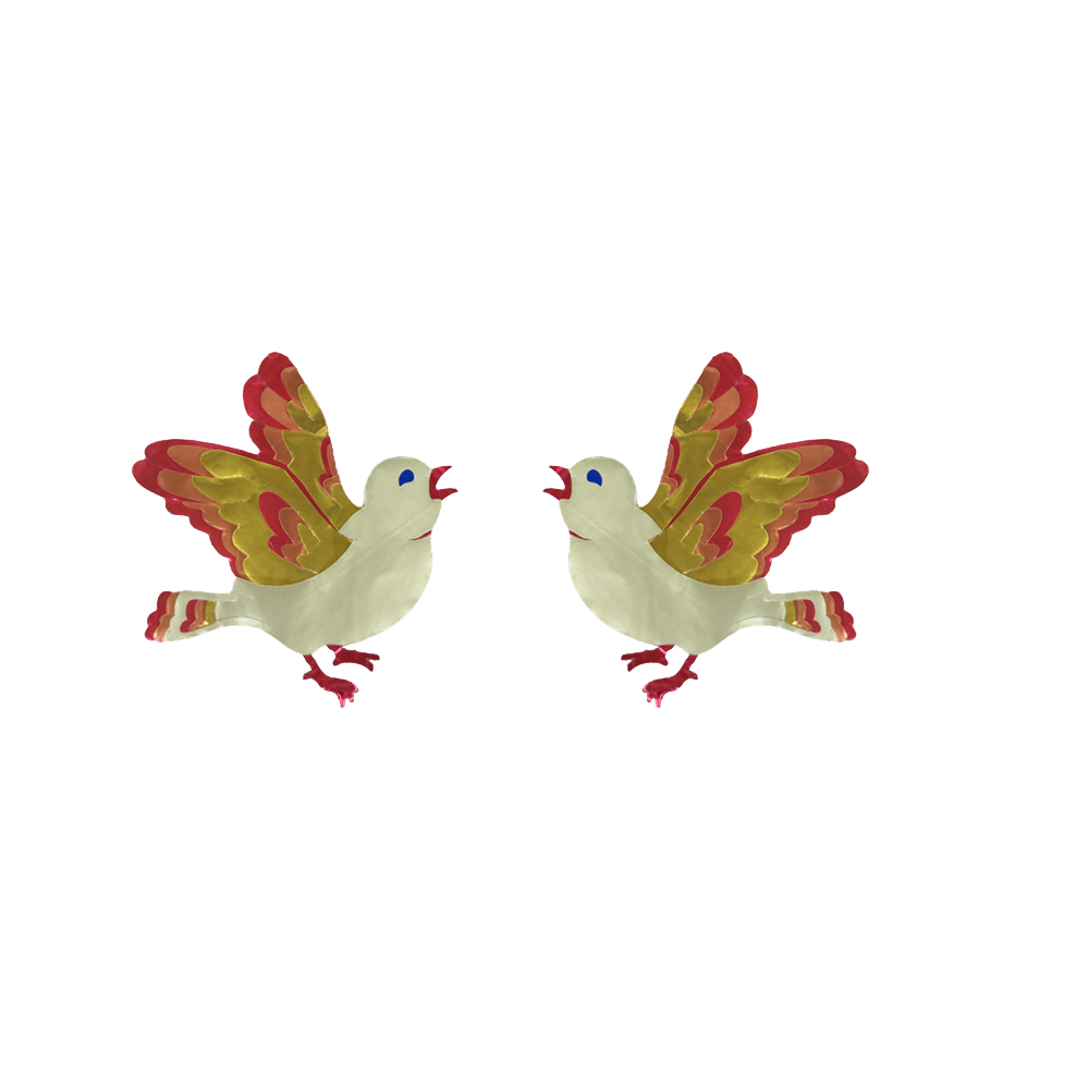 Set of 2 Bird Stars